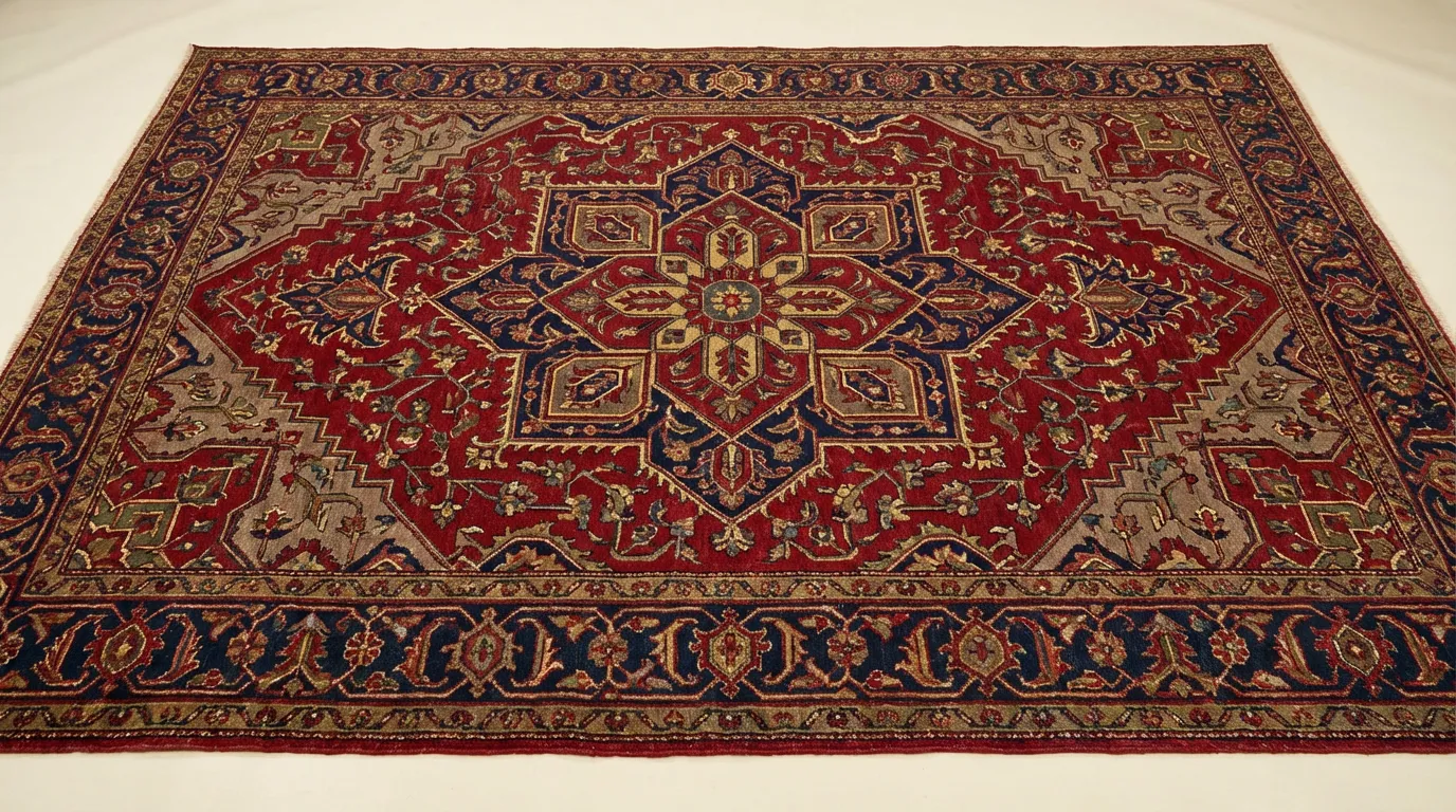 Museum-quality antique Persian rug from the Golsaz Heritage collection